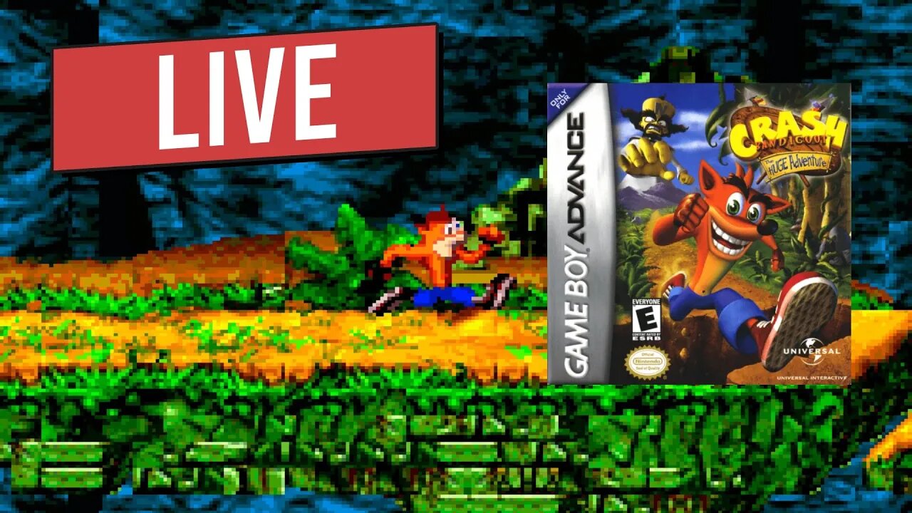 Crash Bandicoot - The Huge Adventure do Game Boy Advance (GBA) Até Zerar