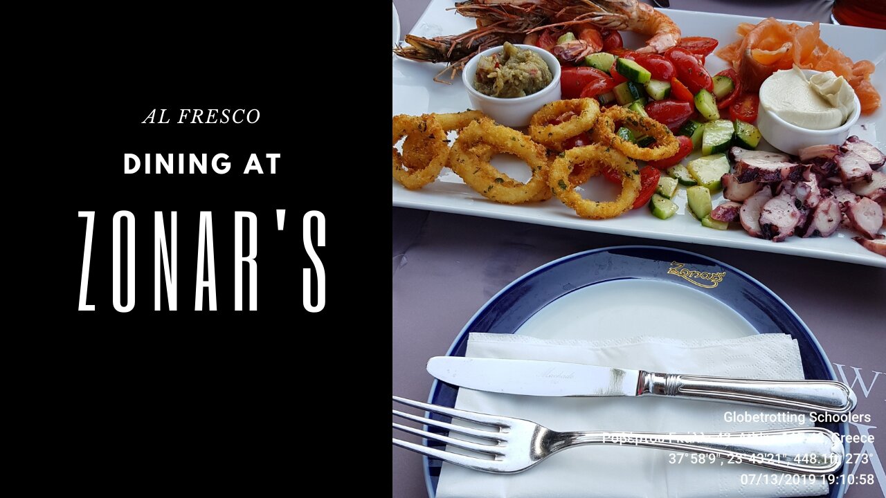 ATHENS: Episode 12 - Al fresco dining at Dionysos Zonar's