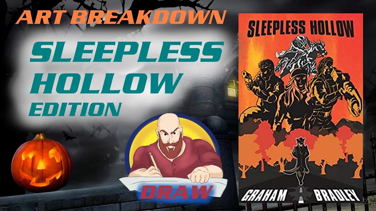 Art Breakdown: Sleepless Hollow | "The Legend of Sleepy Hollow" tie-in #reading #booktube #halloween