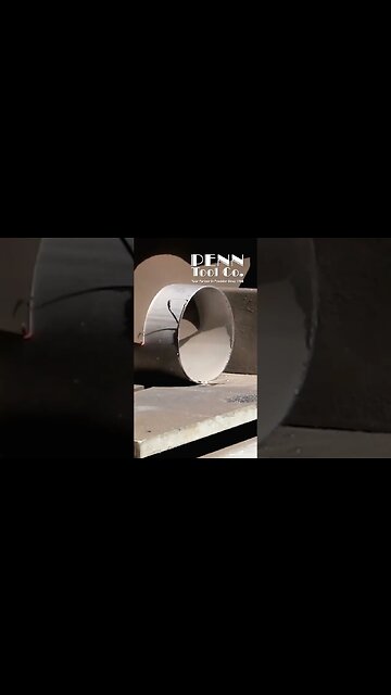 Test cutting inconel tubing with abrasive cutoff saw