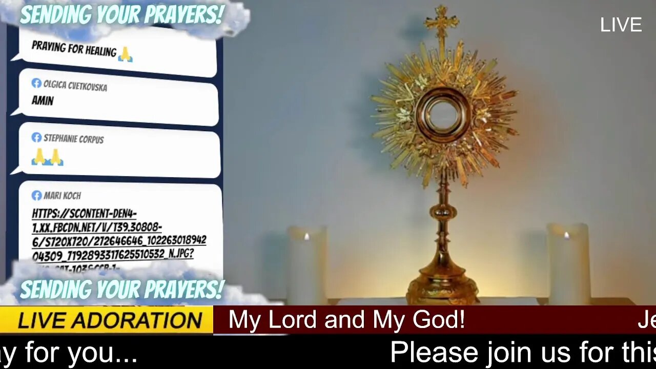 Please join us for this special time of prayer and let us know how we can pray for you.