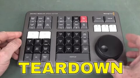 Davinci Resolve Speed Editor TEARDOWN