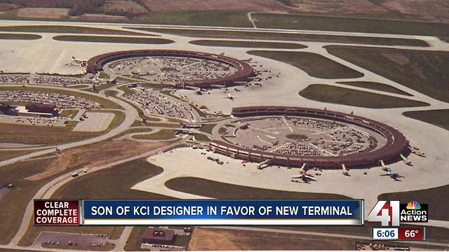 Son of KCI designer in favor of new terminal