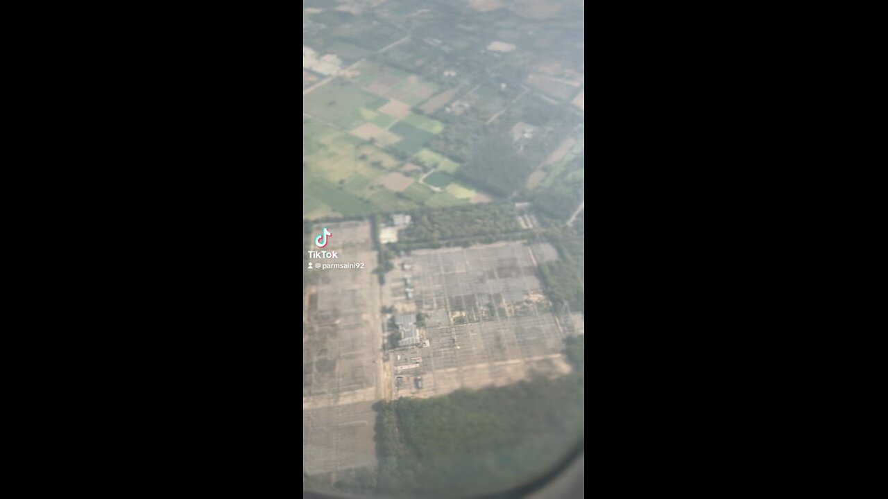 View from plane