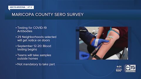 Maricopa County announces COVID-19 antibody project