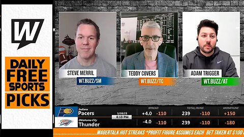 Free Sports Picks | WagerTalk Today | NFL Playoff Predictions | NBA & CBB Picks Tonight | Jan 18