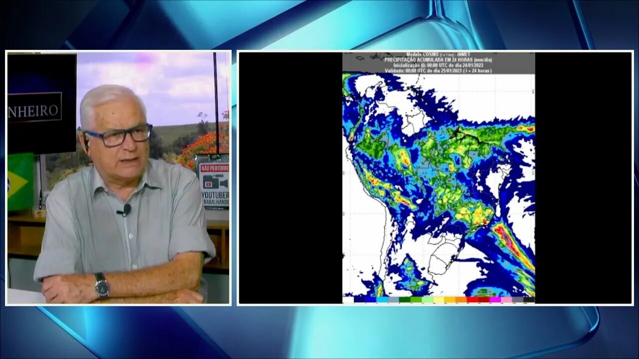 Alerta para chuvas fortes em boa parte do País. Calor de 35⁰ e tempo aberto no Sul