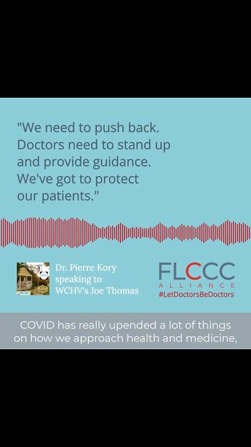 "Doctors need to stand up and protect patients" - Dr. Pierre Kory on Joe Thomas in the Morning