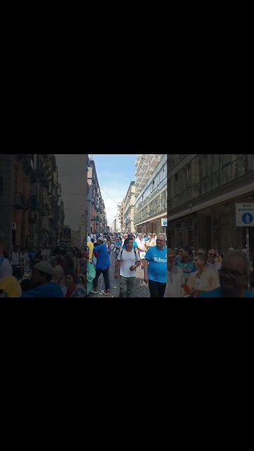 the partying begins in Napoli