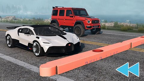 Reverse Cars vs Ledge ▶️ BeamNG Drive