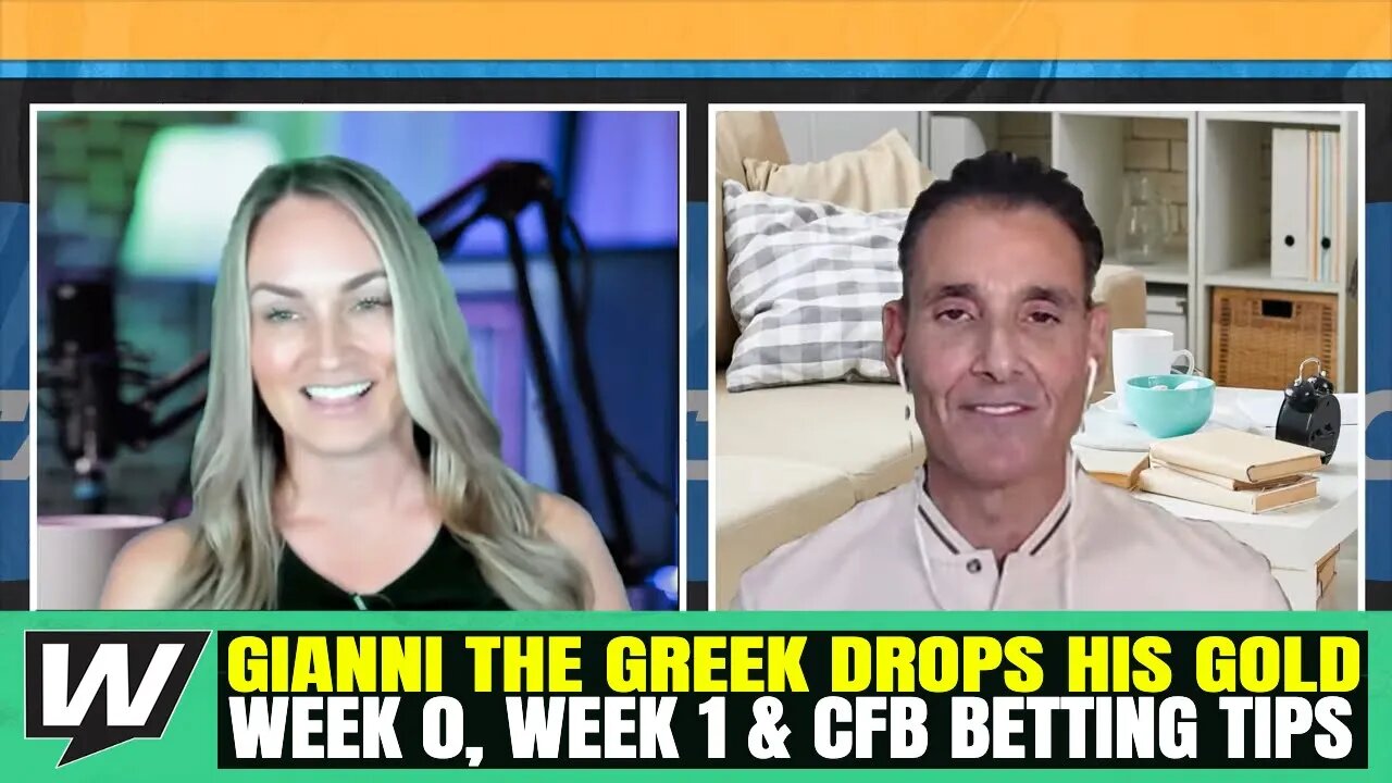 College Football Picks and Predictions | Gianni The Greek Drops his GOLD for College Football Week 1