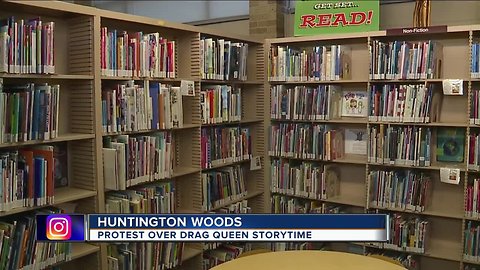 Drag Queen Storytime in Huntington Woods met with protest