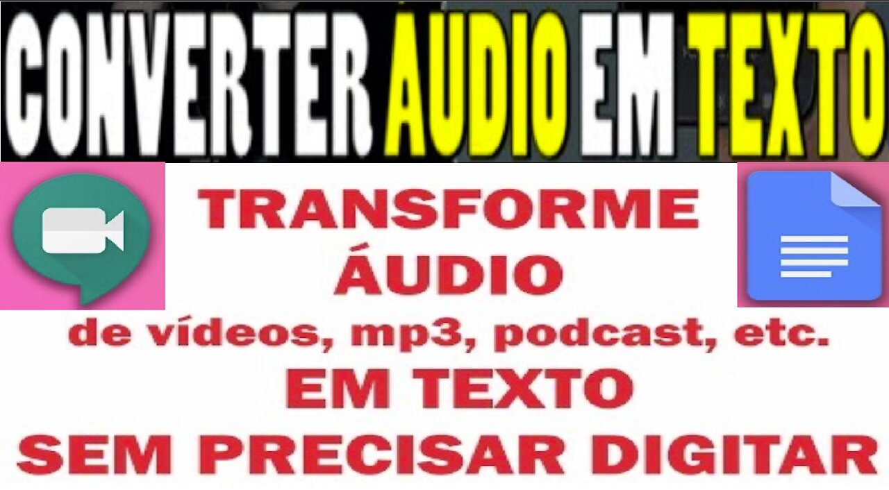 【Transcrição Áudio para Texto】Como Transformar Automaticamente Vídeo e Áudio em Texto | Renda Extra