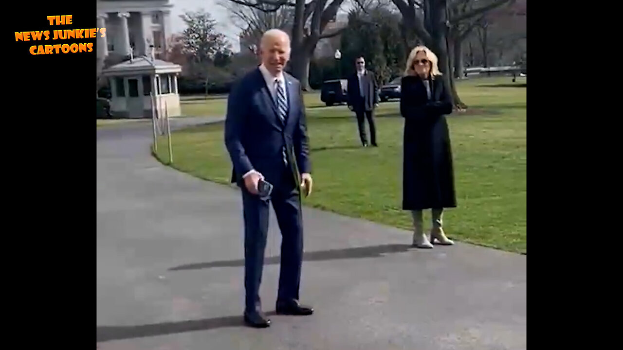 Biden heads to Palestine, Ohio after 378 days the disaster struck the community, looks lost & confused as the press attempts to ask him questions, stops for a few moments, gives a blank stare, & shuffles away.
