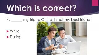 Get it Right in English: During vs. While