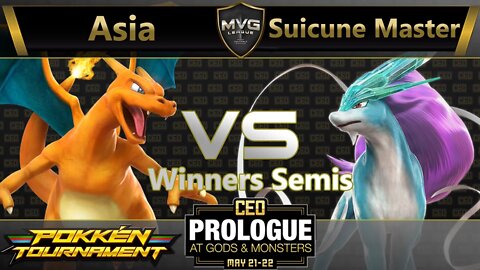 Asia (Charizard) vs. Circa|Suicune Master (Suicune) - Pokkén Winners Semis - CEO Prologue