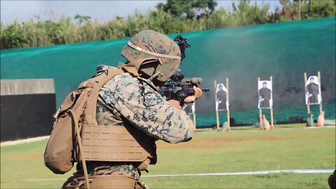 Marines Conduct Combat Marskmanship Training