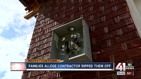 Families claim contractor ripped them off