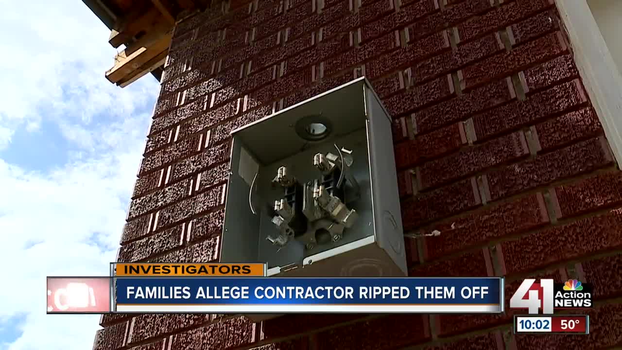 Families claim contractor ripped them off