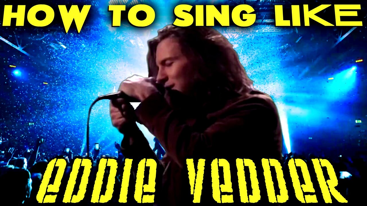 How To Sing Like Eddie Vedder - Pearl Jam - Even Flow - Ken Tamplin Vocal Academy