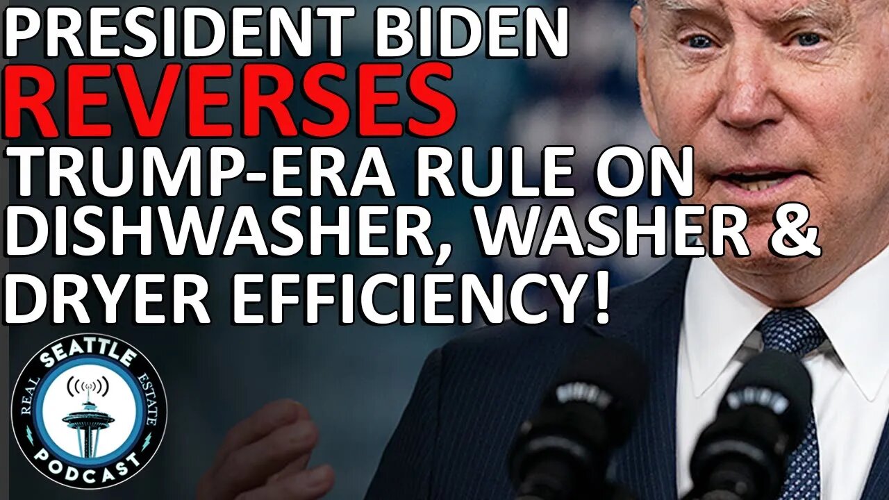 President Biden Reverses Trump-Era Rule On Dishwasher, Washer, Dryer Efficiency