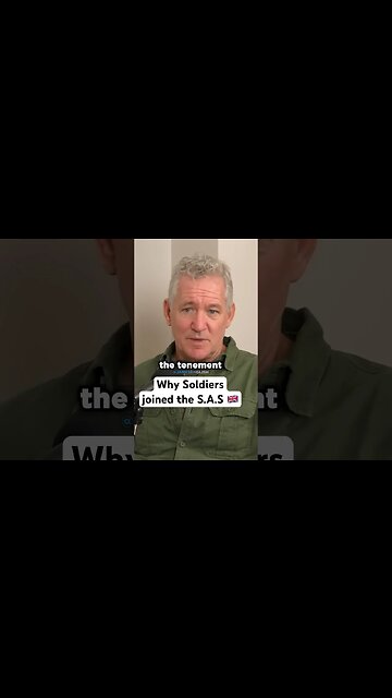 Why soldiers joined the S.A.S - Chris Ryan