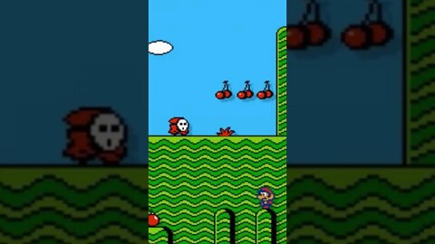Hardest Mario Games : Super Mario Bros 2 western version #shorts