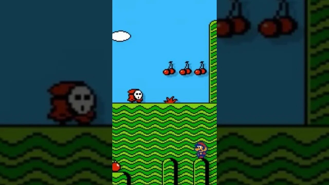 Hardest Mario Games : Super Mario Bros 2 western version #shorts