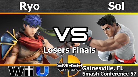 MVG|Ryo (Ike) vs. Noble|Sol (Little Mac) - Losers Finals - SC57