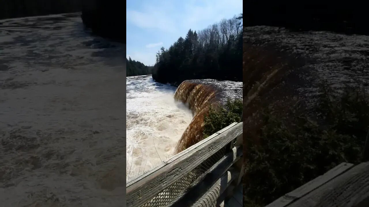 Tahquamenon Falls spring melt