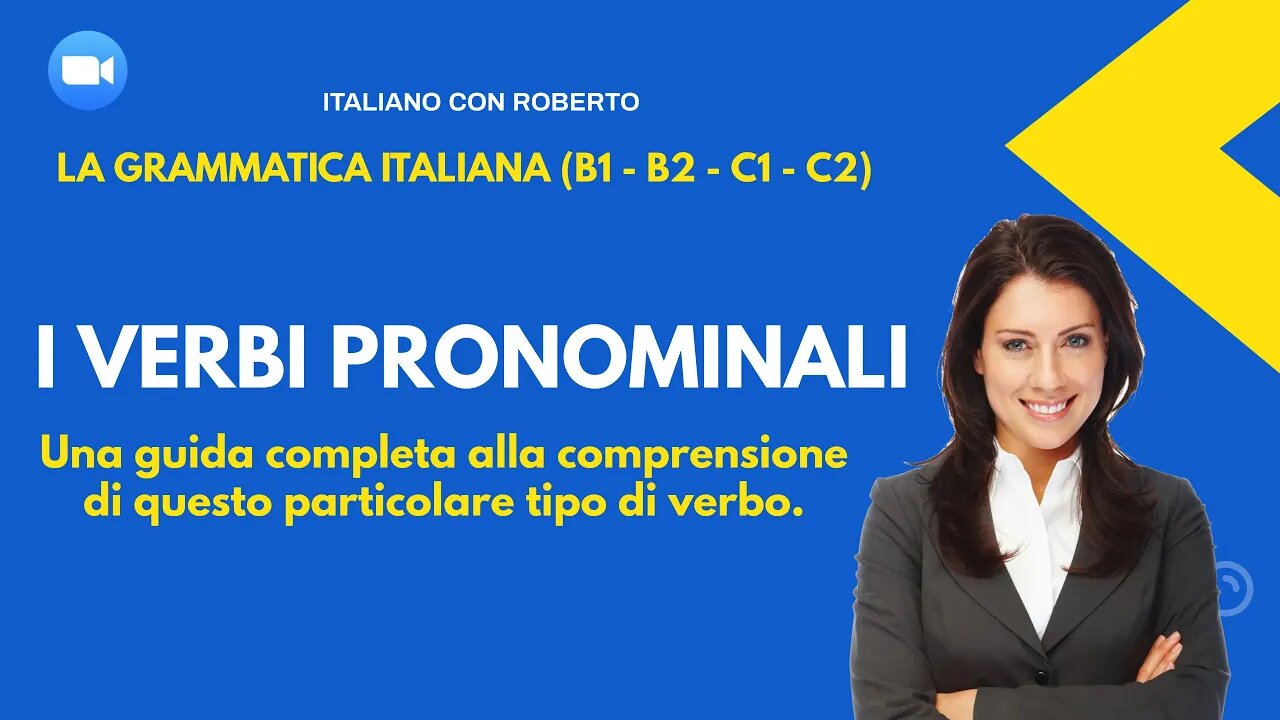 "Learn pronominal verbs in 5 minutes and boost your confidence in speaking Italian"