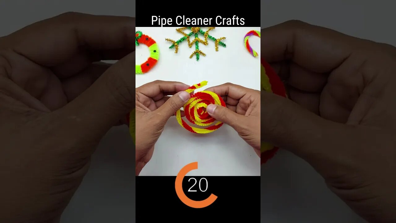 1 Minute Crafts - Chenille Wire Craft Ideas #shorts