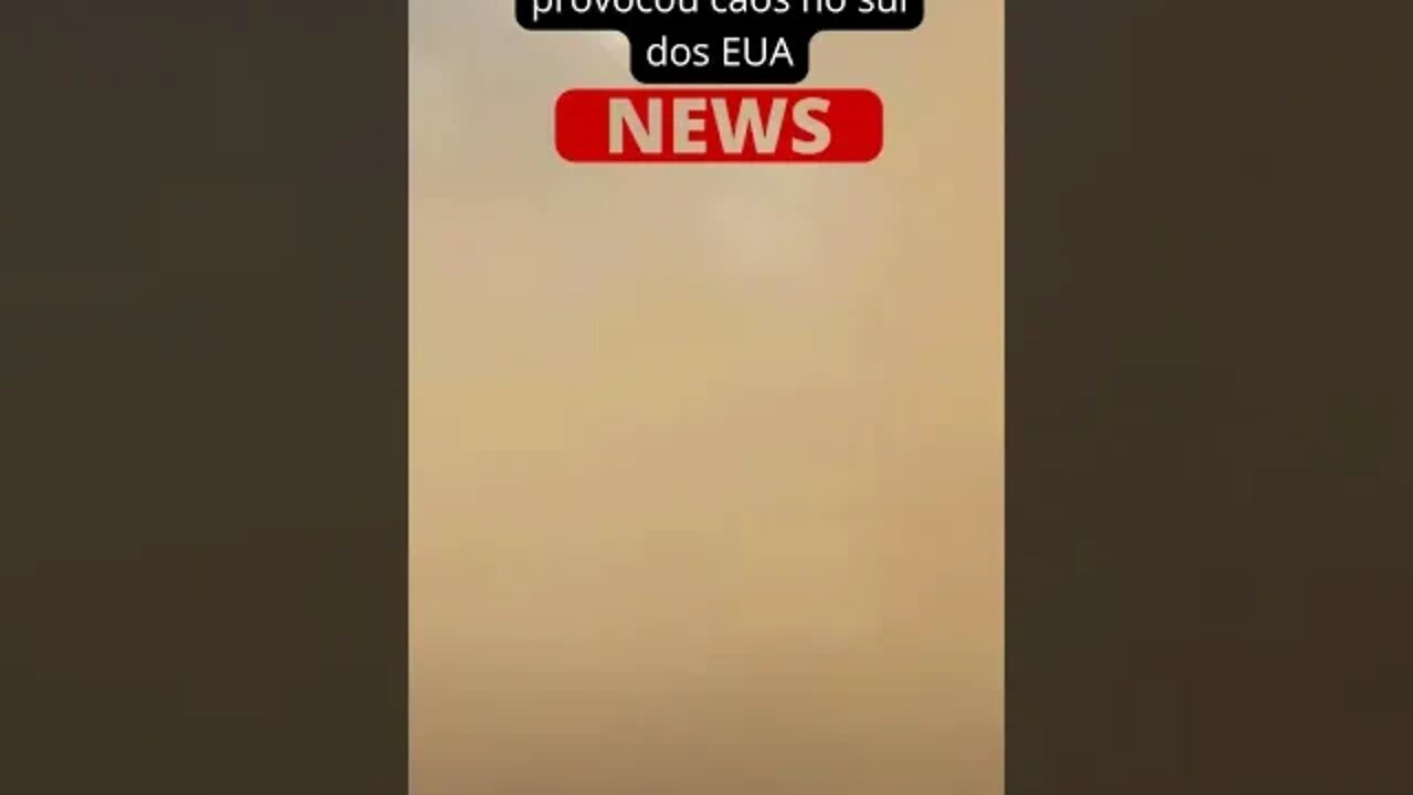 A impressionante tempestade de areia que provocou caos no sul dos EUA {SHORTS}