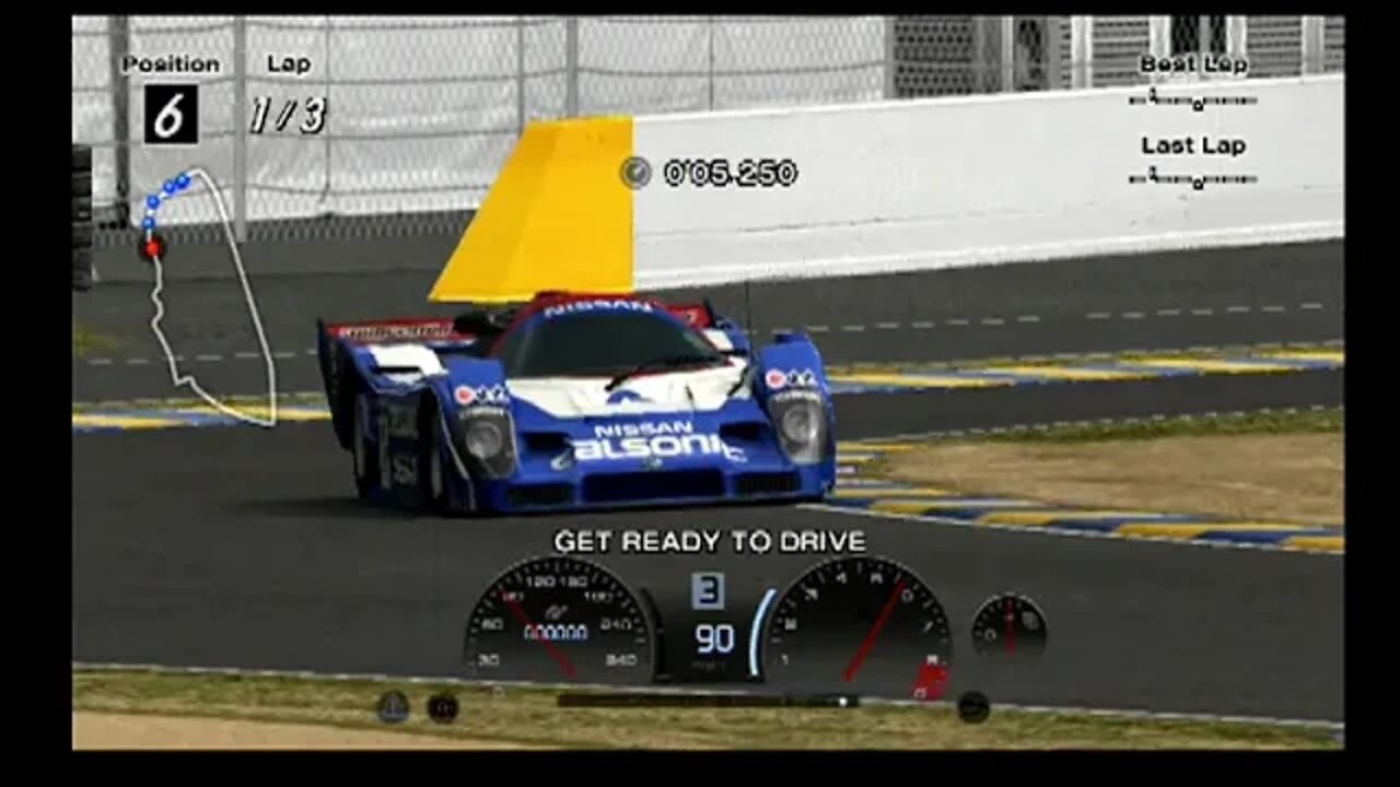 Gran Turismo 4 Walkthrough Part 31! Driving Mission 18! 3 Lap Battle with the Nissan R92CP!