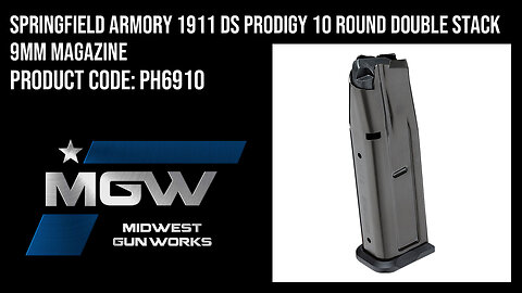 Springfield Armory 1911 DS Prodigy 10 Round Double Stack 9mm Magazine - PH6910