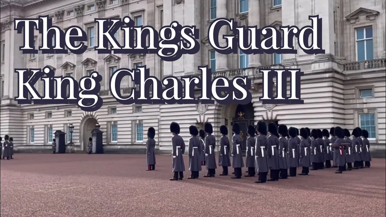 King Charles III - Kings Guard - King Charles III Makes A Visit to Buckingham Palace #kingcharles