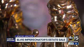 Elvis impersonator's collection up for auction