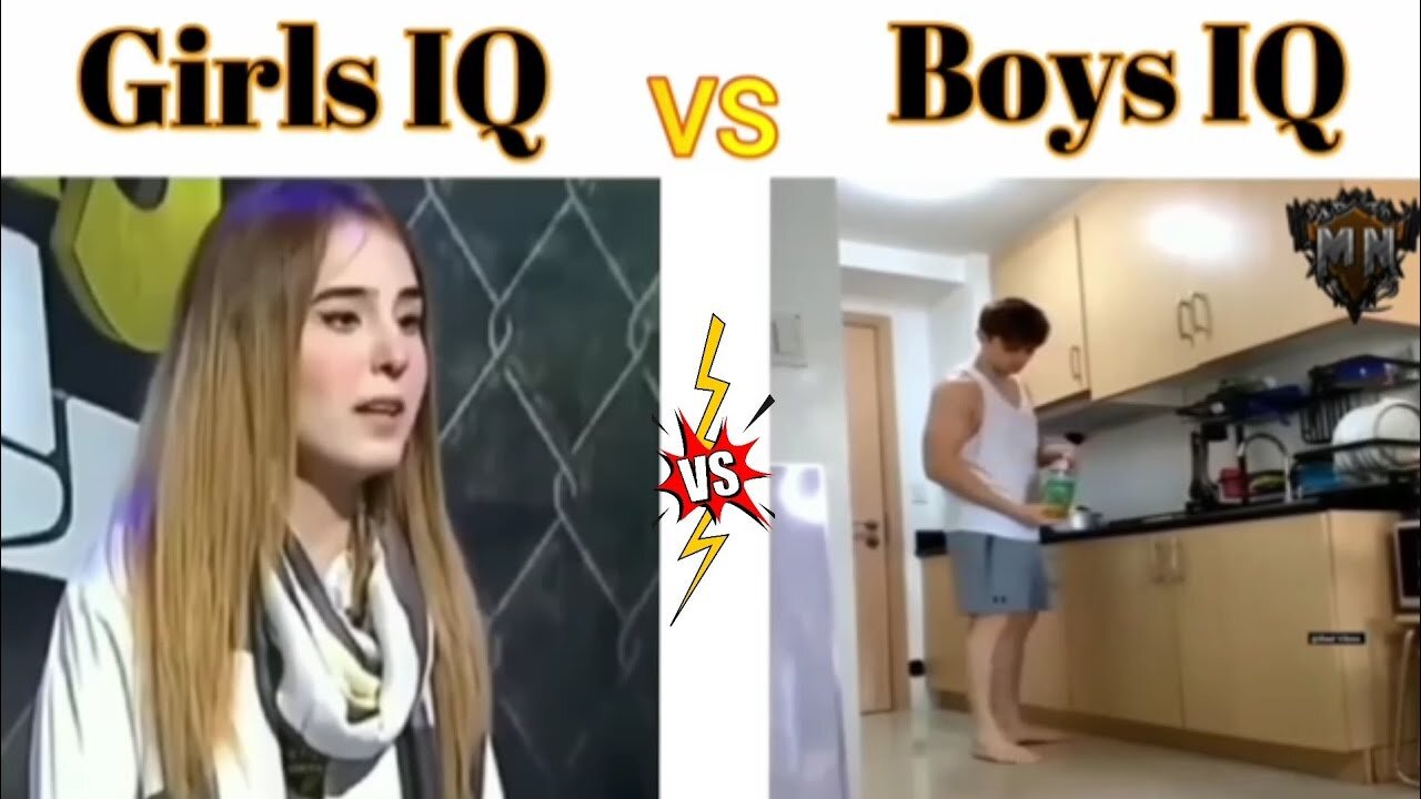 Girls IQ vs Boys IQ 🤣 funny videos