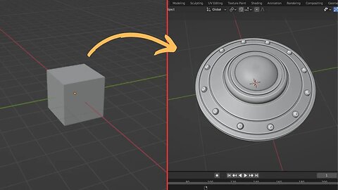 Blender UFO Modeling Tutorial | Ammar Khan