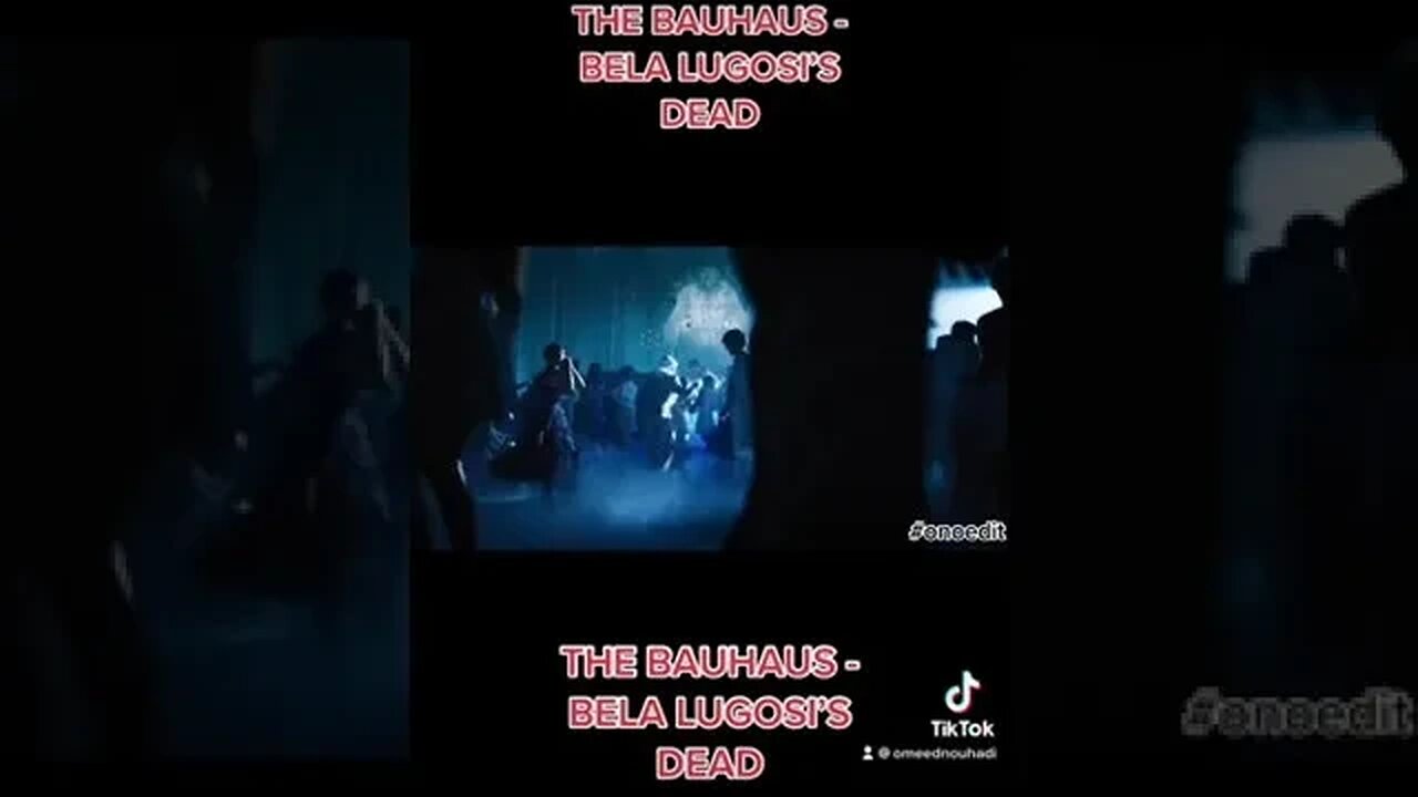 The Bauhaus Bella Legosi’s Dead #w Snead at #dance #djonoedit #onoedit #jennaortega #timburton