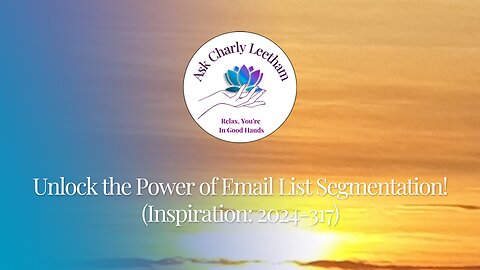 Unlock the Power of Email List Segmentation! (2024/317)