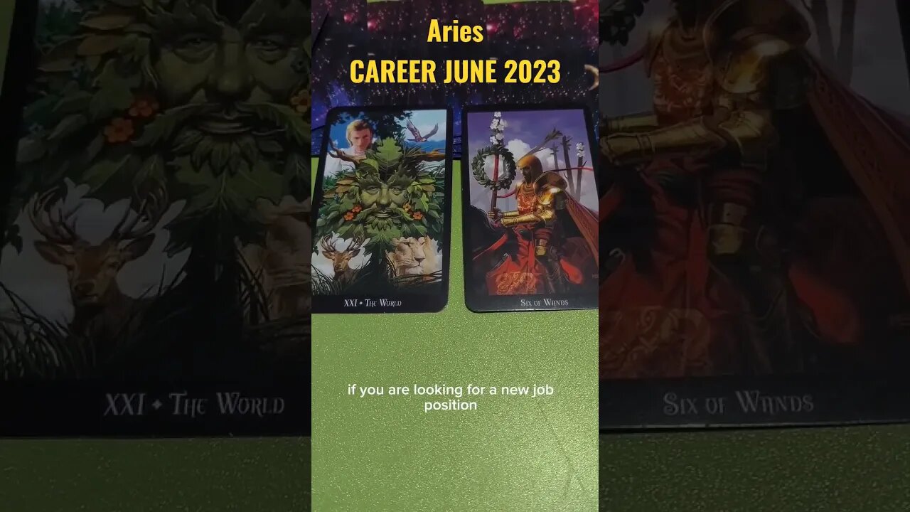 Aries Career June 2023 #careerreading #tarotreading #tarot #aries #career