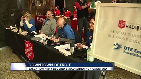Salvation army bed and bread radiothon underway