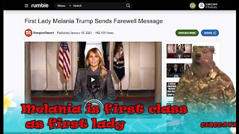 Melania is a first class first lady