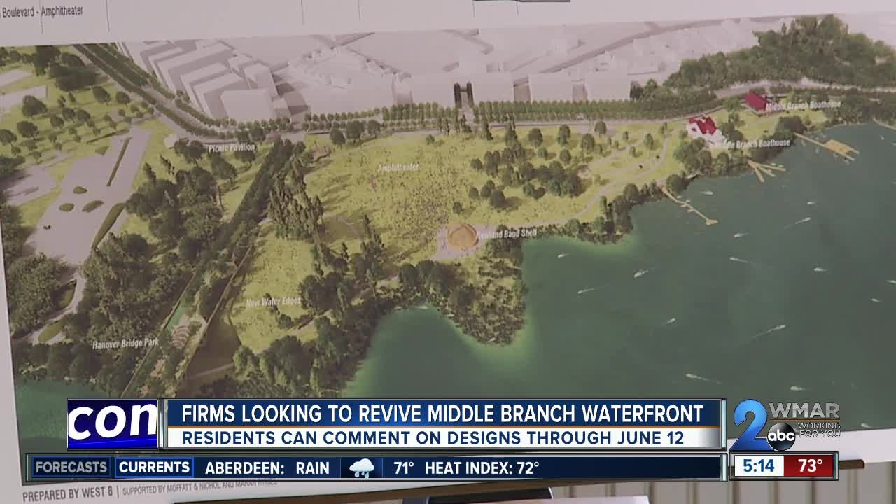 Firms competing to revitalize Middle Branch Waterfront