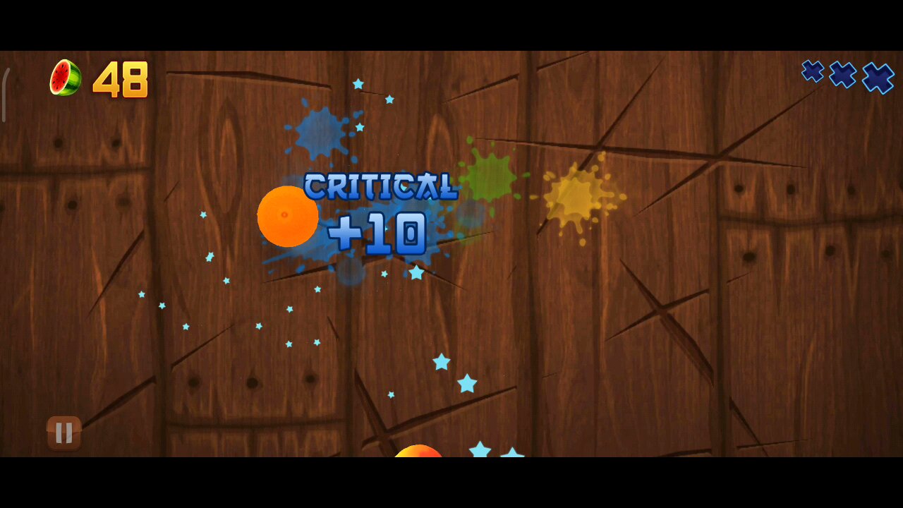 this was fun #fruiteninja #satisfyinggame