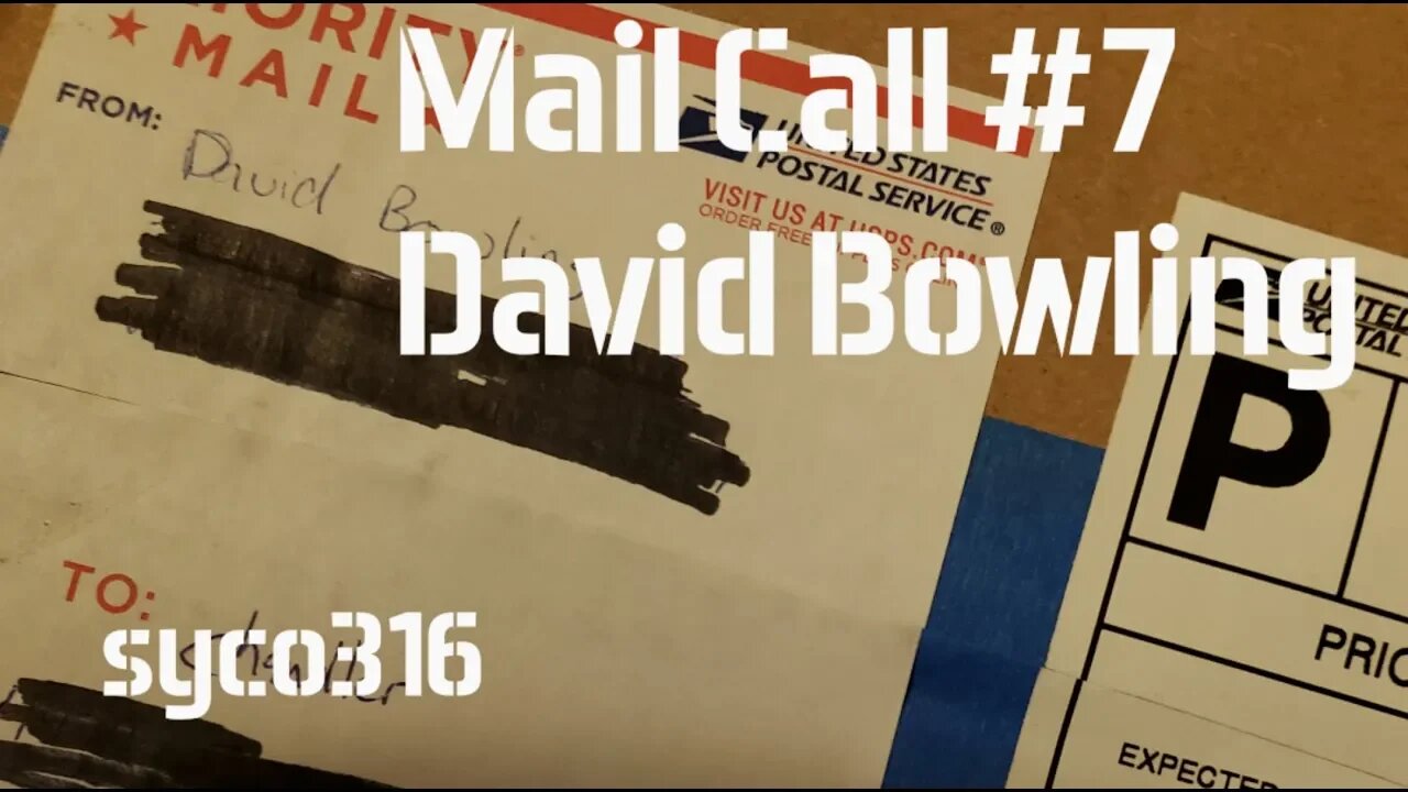 Mail Call #7: David Bowling