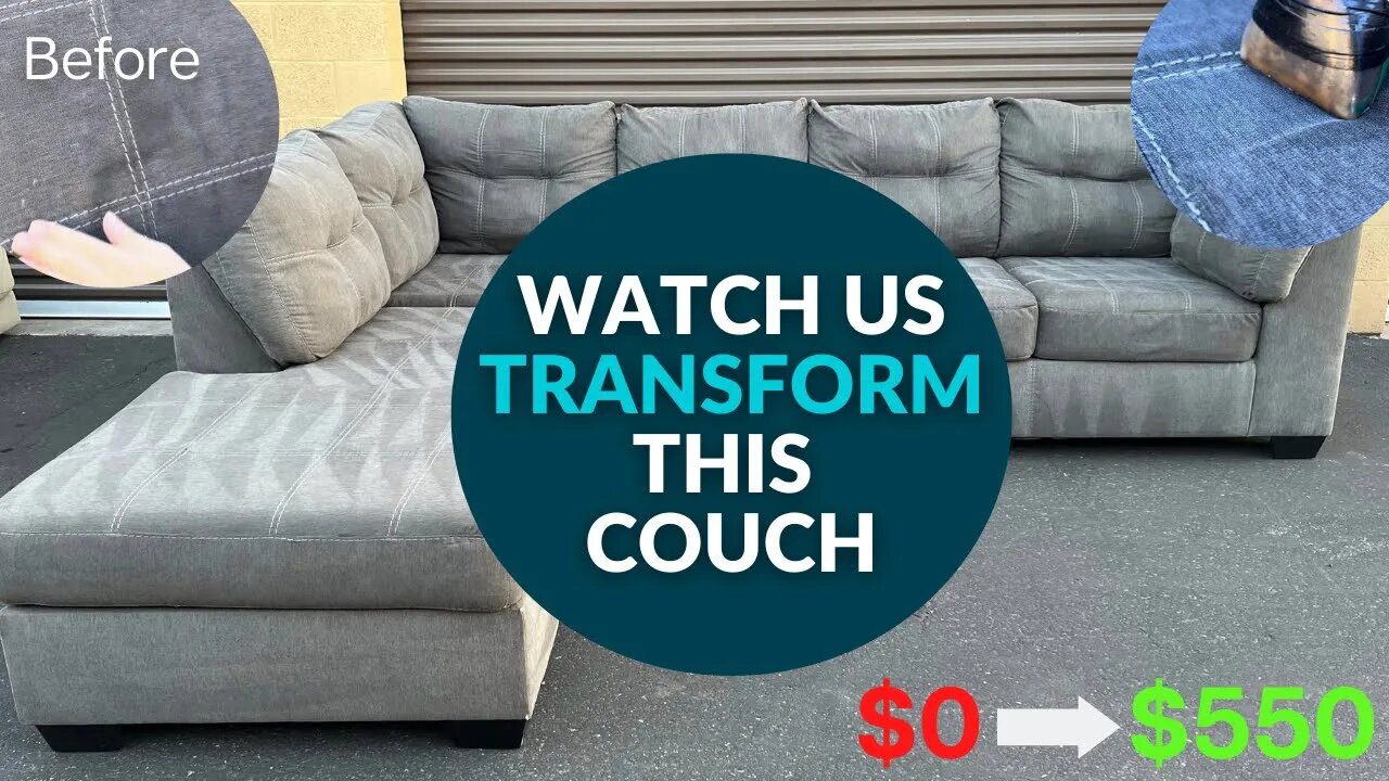 Biggest Couch Transformation (Couch Flipping)