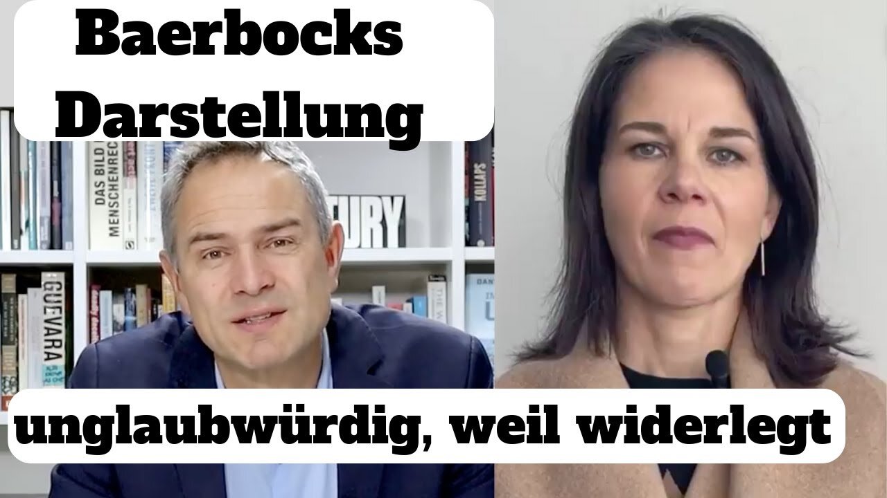 Video von Analena Baerbock wirft Fragen auf !Sichtweise von Daniele Ganser glaubwürdiger.🙈