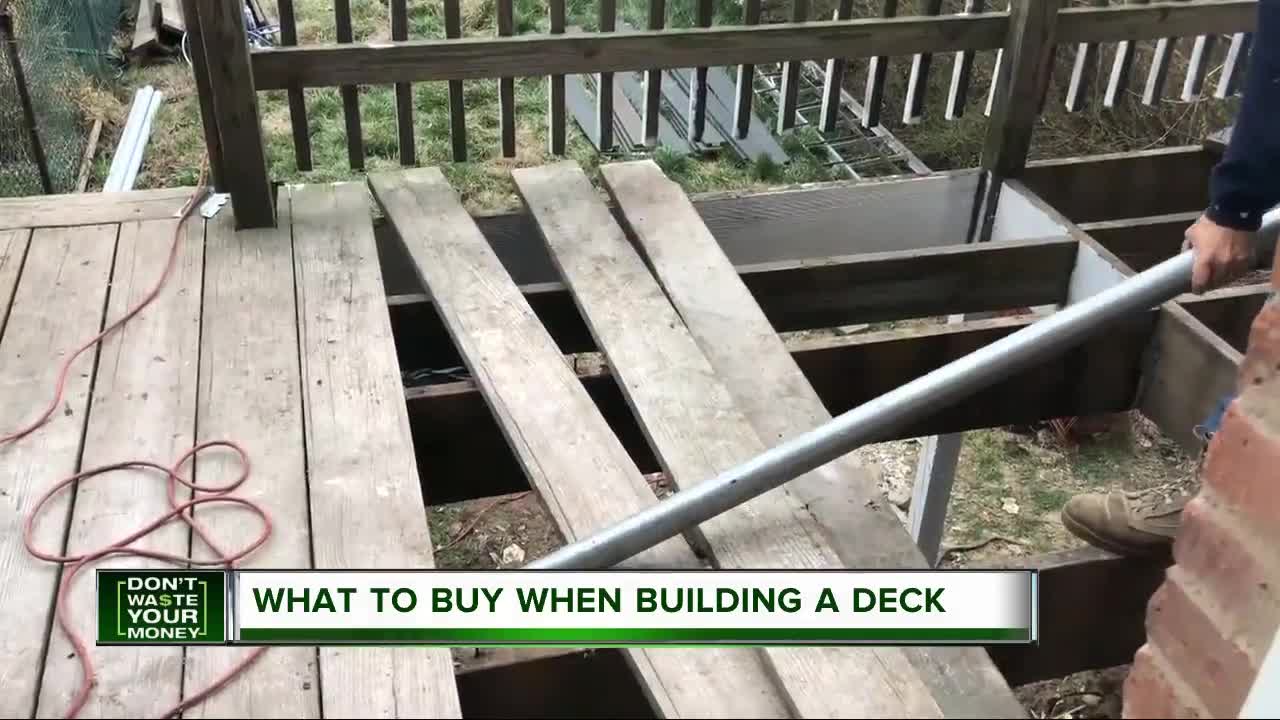 Don't Waste Your Money: What to buy when building a deck